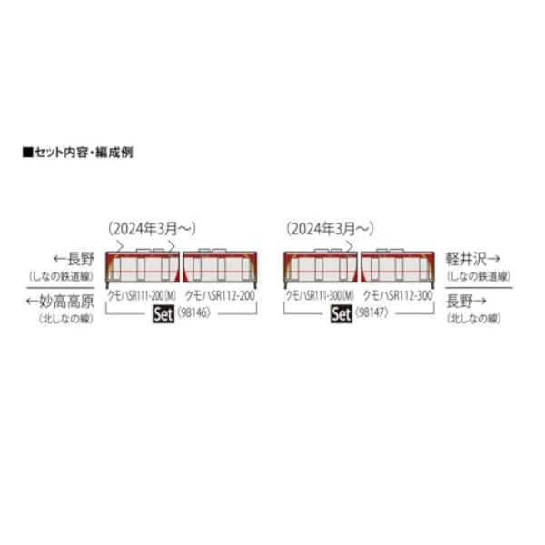 98146 しなの鉄道 SR1系200番代電車セット(2両)| Central Line