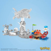HRL52-9863 メガ ポケモン アドベンチャーワールド クワッスとボートでゆらゆら ~パラスと波止場のセット~