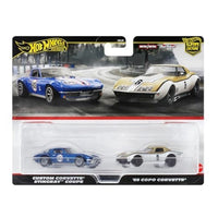 HRR80-9866 ホットウィール プレミアム 2パック '69 COPO コルベット/ カスタム コルベット 'スティングレー' クーペ