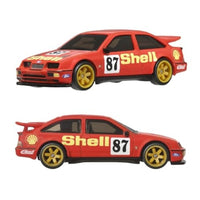 HRR73-9866 ホットウィール プレミアム 2パック  '93 フォード エスコート RS コスワース / '87 フォード シエラ コスワース