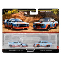 HRR81-9866 ホットウィール プレミアム 2パック ランチア ラリー 037/ フィアット 131 アバルト