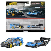 HRR83-9866 ホットウィール プレミアム 2パック フォルクスワーゲン ジェッタ MK3/ フォルクスワーゲン ID R