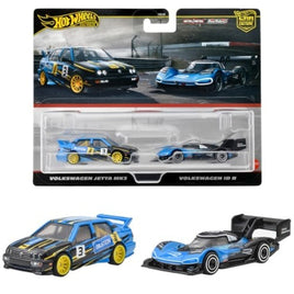 HRR83-9866 ホットウィール プレミアム 2パック フォルクスワーゲン ジェッタ MK3/ フォルクスワーゲン ID R