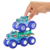 HYJ29-9864 ホットウィール モンスタートラック トランスポーターセット