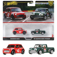 JBK97-9866 ホットウィール プレミアム 2パック  モーリス ミニ/'67 オースチン ミニ ピックアップ