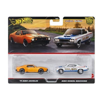 JBL06-9866 ホットウィール プレミアム 2パック  '71 AMC ジャヴェリン/AMC レベル マシーン