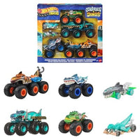 JGD68-9864 ホットウィール モンスタートラック  シャーク vs. ダイノ コレクションセット