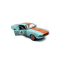 S1802911 SOLIDO 1/18 シェルビー GT500 レーシング トリビュート 1967 (ライトブルー/オレンジ)