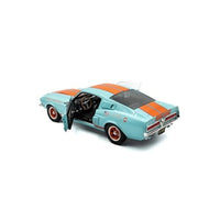 S1802911 SOLIDO 1/18 シェルビー GT500 レーシング トリビュート 1967 (ライトブルー/オレンジ)