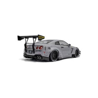 S1805821 SOLIDO 1/18 日産 GT-R (R35) Liberty Walk Body Kit Type 2.0 (グレー) 加藤氏フィギュア付