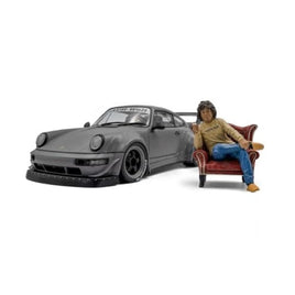 S1807517 SOLIDO 1/18 RWB Body Kit (グレー) 中井氏フィギュア付
