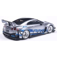 S4311211 SOLIDO 1/43 日産 GT-R (R35) リバティウォーク シルエット 2020 (シルバー/ブルー)