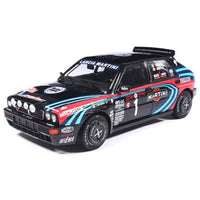 S1807809 SOLIDO 1/18 ランチア デルタ HF インテグラーレ トリビュート ミキ・ビアジオン ラリー モンテカルロ 1990 (ブラック)