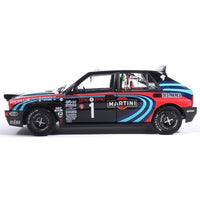S1807809 SOLIDO 1/18 ランチア デルタ HF インテグラーレ トリビュート ミキ・ビアジオン ラリー モンテカルロ 1990 (ブラック)