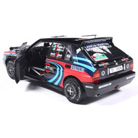 S1807809 SOLIDO 1/18 ランチア デルタ HF インテグラーレ トリビュート ミキ・ビアジオン ラリー モンテカルロ 1990 (ブラック)