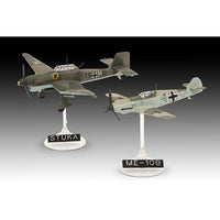 03770 ドイツレベル 1/144 メッサーシュミット Bf109E & ユンカース Ju87B スツーカ