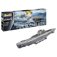 05167 ドイツレベル  1/144 ドイツ潜水艦 Type IX C/40