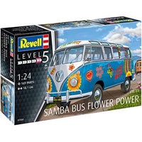 07050 ドイツレベル 1/24 VW T1 サンバ バス「フラワーパワー」