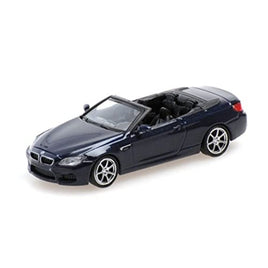 870027330 ミニチャンプス 1/87 BMW M6 カブリオレ 2015 ブルーメタリック