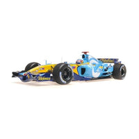 117051005 ミニチャンプス 1/18 ルノー F1 チーム R25 フェルナンド・アロンソ フランスGP 2005 ウィナー