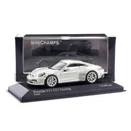 410069600 ミニチャンプス 1/43 ポルシェ 911 (992) GT3 ツーリング 2021 チョーク/シルバーホイール