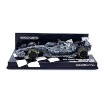 417229977 ミニチャンプス 1/43 アルファ ロメオ F1 チーム オーレン C42 バルテリ・ボッタス バルセロナテスト 2022