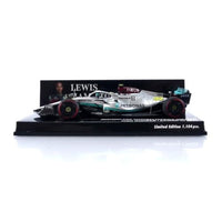 417220144 ミニチャンプス 1/43 #メルセデス AMG ペトロナス F1チーム W13 E パフォーマンス ルイス・ハミルトン バーレーンGP 2022