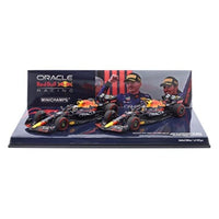 472224111 ミニチャンプス 1/43 オラクル レッド ブル レーシング RB18 エミリア ロマーニャGP 2022 フェルスタッペン/ペレス 1-2 フィニッシュ 2台セット