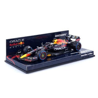 417220701 ミニチャンプス 1/43 オラクル レッド ブル レーシング RB18 マックス・フェルスタッペン モナコGP 2022 3位入賞 レインタイヤ仕様