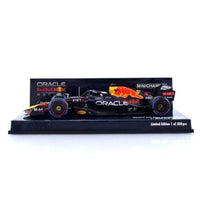 417220701 ミニチャンプス 1/43 オラクル レッド ブル レーシング RB18 マックス・フェルスタッペン モナコGP 2022 3位入賞 レインタイヤ仕様