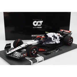 117230122 MINICHAMPS 1/18 スクーデリア アルファタウリ AT04 角田裕毅 2023
