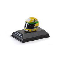 540309101 MINICHAMPS 1/8 ヘルメット アイルトン・セナ 1991 ワールドチャンピオン