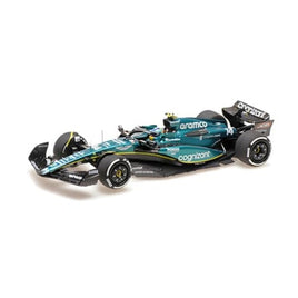 417230914 MINICHAMPS 1/43 アストン マーティン アラムコ コグニザント F1 チーム AMR23 フェルナンド・アロンソ カナダGP 2023 2位入賞