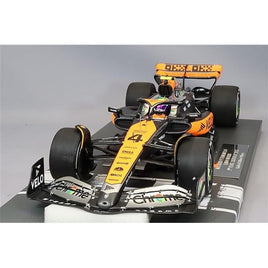 537232904 ミニチャンプス 1/18 マクラーレン F1 チーム MCL60 ランド・ノリス イギリスGP 2023 2位入賞
