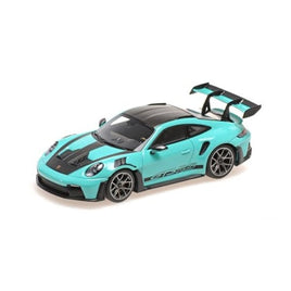 410062109 MINICHAMPS 1/43 ポルシェ 911 (992) GT3RS 2024 グリーン/ダークシルバーホイール