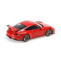 410066030 ミニチャンプス 1/43 ポルシェ 911 GT3 - 2017 - レッド