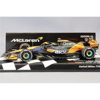 537244404 ミニチャンプス 1/43 マクラーレン F1チーム MCL38 ランド・ノリス マイアミGP 2024 ウィナー