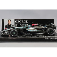 410241163 ミニチャンプス 1/43 メルセデス-AMG ペトロナス F1チーム W15 E パフォーマンス ジョージ・ラッセル オーストリアGP 2024 ウィナー