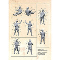 USCDW35038 ダスヴェルク 1/35 WW.II 8.8cm対空砲クルー セット (4体入り)