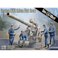 USCDW35038 ダスヴェルク 1/35 WW.II 8.8cm対空砲クルー セット (4体入り)