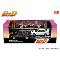 MD64218 モデラーズ 1/64 頭文字D セットVol.18 中里毅スカイラインGT-R(BNR32) & 岩城清次ランサーエボリューションIV