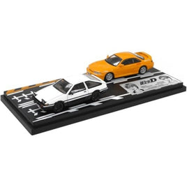 MD64219 モデラーズ 1/64 頭文字D セットVol.19  中村賢太シルビア(S14) & 藤原拓海トレノ(AE86)