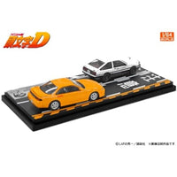 MD64219 モデラーズ 1/64 頭文字D セットVol.19  中村賢太シルビア(S14) & 藤原拓海トレノ(AE86)