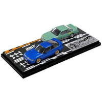 MD64220 Hi-Story 1/64 頭文字D セットVol.20 真子・沙雪シルエイティ & 池谷浩一郎シルビア(S13)