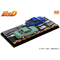 MD64220 Hi-Story 1/64 頭文字D セットVol.20 真子・沙雪シルエイティ & 池谷浩一郎シルビア(S13)
