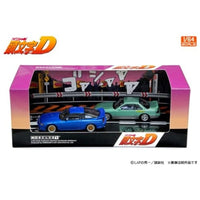 MD64220 Hi-Story 1/64 頭文字D セットVol.20 真子・沙雪シルエイティ & 池谷浩一郎シルビア(S13)