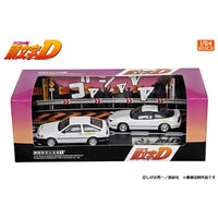 MD64221 モデラーズ 1/64 頭文字D セットVol.21  武内樹レビン(AE85) & 健二180SX