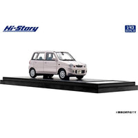 HS432PK Hi-Story 1/43 SUBARU PLEO NICOT (2002) フロスティローズ・メタリック