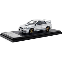 HS433SL Hi-Story 1/43 SUBARU IMPREZA WRX STi (2002) プレミアムシルバー・メタリック