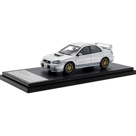 HS433SL Hi-Story 1/43 SUBARU IMPREZA WRX STi (2002) プレミアムシルバー・メタリック